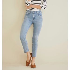 Agolde Toni Mid Rise Straight Jean in Daylight